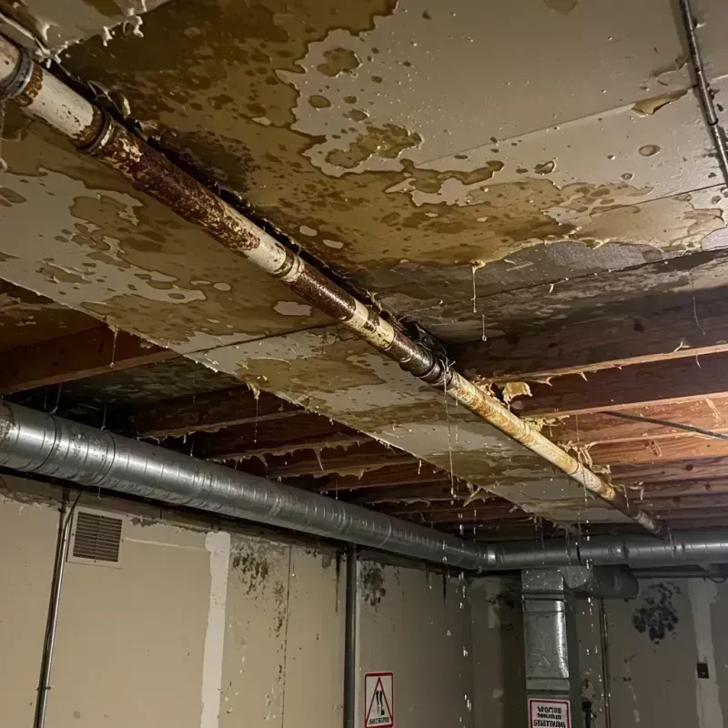 Ceiling Water Damage Repair in El Paso, IL